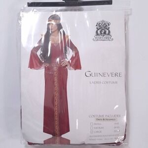 Ladies Guinevere Dress Costume Women Large 12-14‎ Halloween Renaissance Medieval